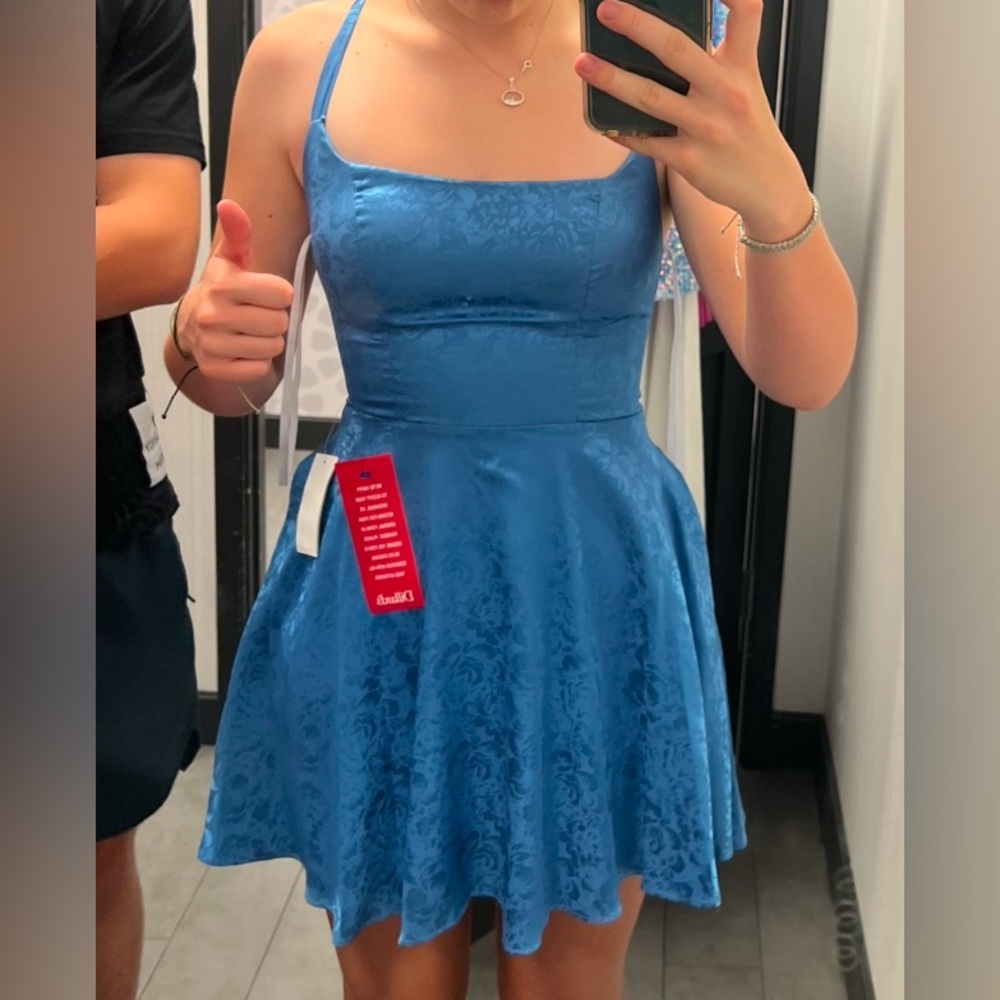 Blue Sleeveless Dress